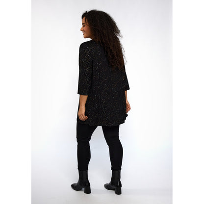 Studio SDitte Tunic Tunic Black with gold/silver dots