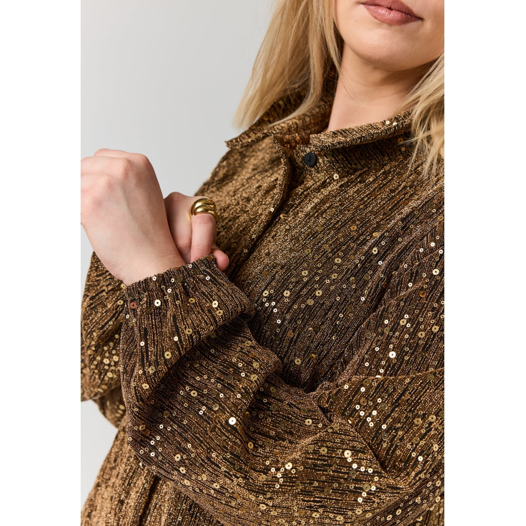 Studio SEmilie Shirt Shirt Black with Gold