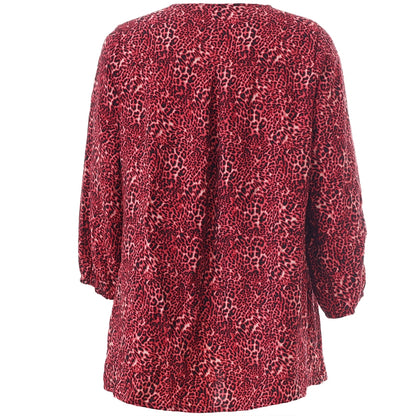 Studio SEmmy Blouse Blouse Black/red animal print