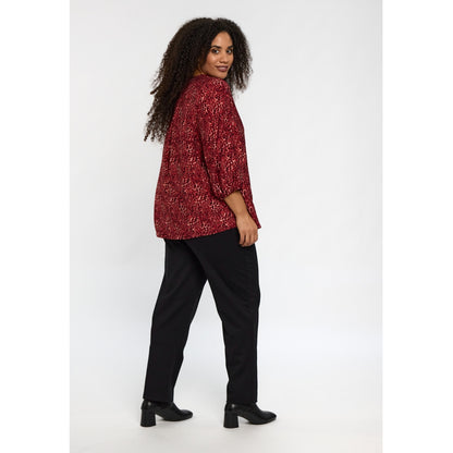 Studio SEmmy Blouse Blouse Black/red animal print