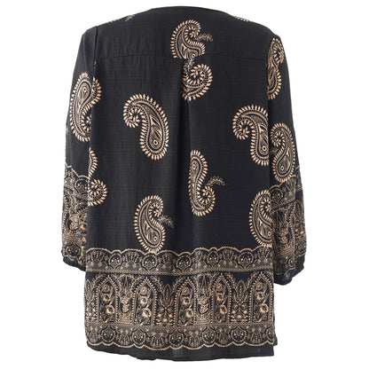 Studio SEmmy Blouse Blouse Black sand report