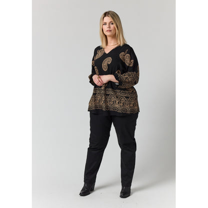 Studio SEmmy Blouse Blouse Black sand report