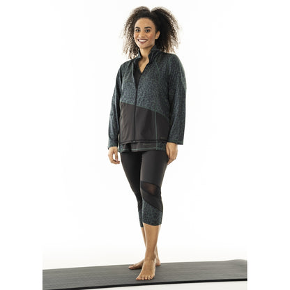 Studio SFitness Jacket Jacket Black with dusty green
