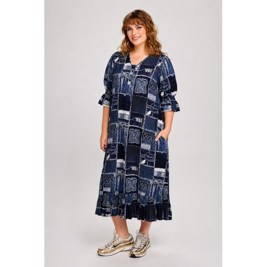 Studio SGena Dress Dress Blue mix pattern