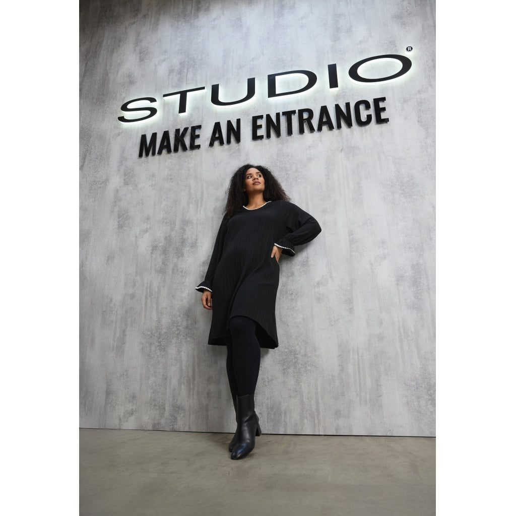 Studio SGerda Dress Dress Black with white deco