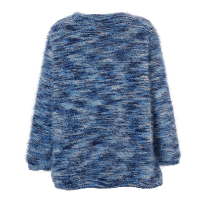 Studio SGinette Knit Sweater Blouse Blue