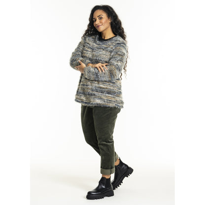 Studio SGinette Knit Sweater Blouse Green