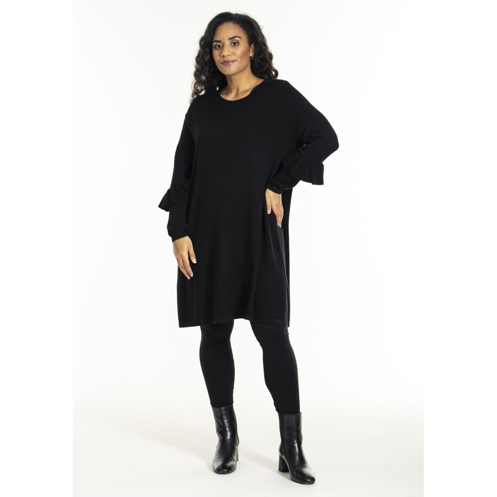 Studio SGitten knitted dress Dress Black