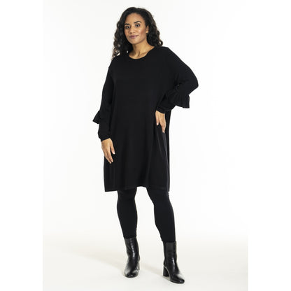 Studio SGitten knitted dress Dress Black