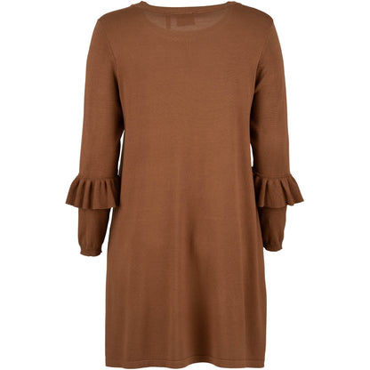 Studio SGitten knitted dress Dress Camel