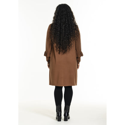 Studio SGitten knitted dress Dress Camel