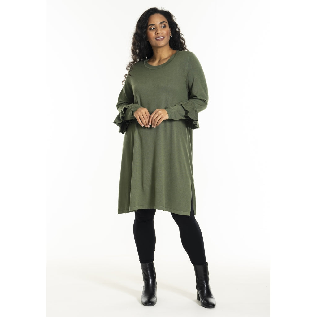 Studio SGitten knitted dress Dress Green