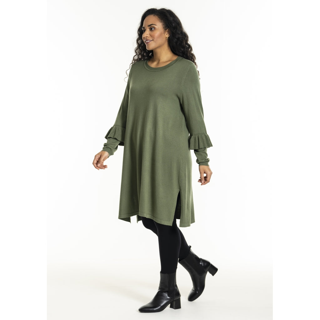 Studio SGitten knitted dress Dress Green