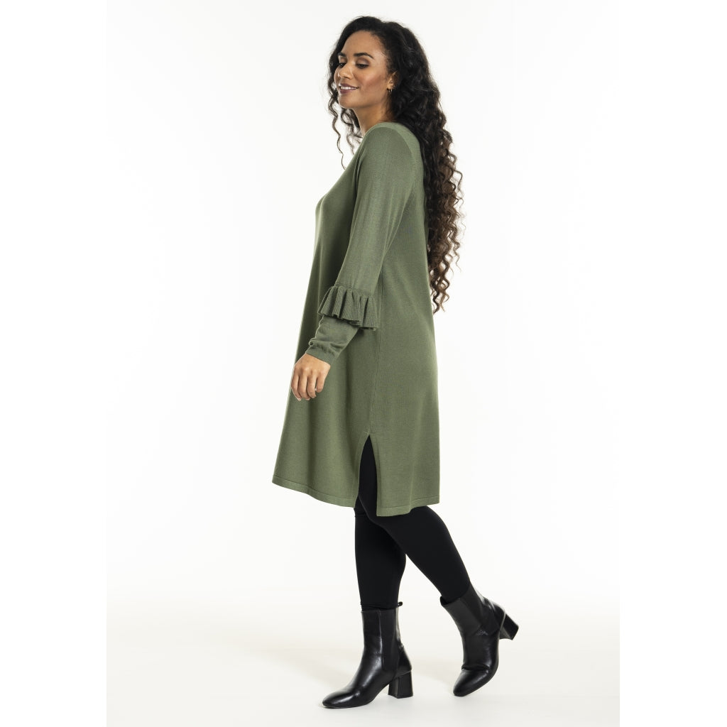 Studio SGitten knitted dress Dress Green