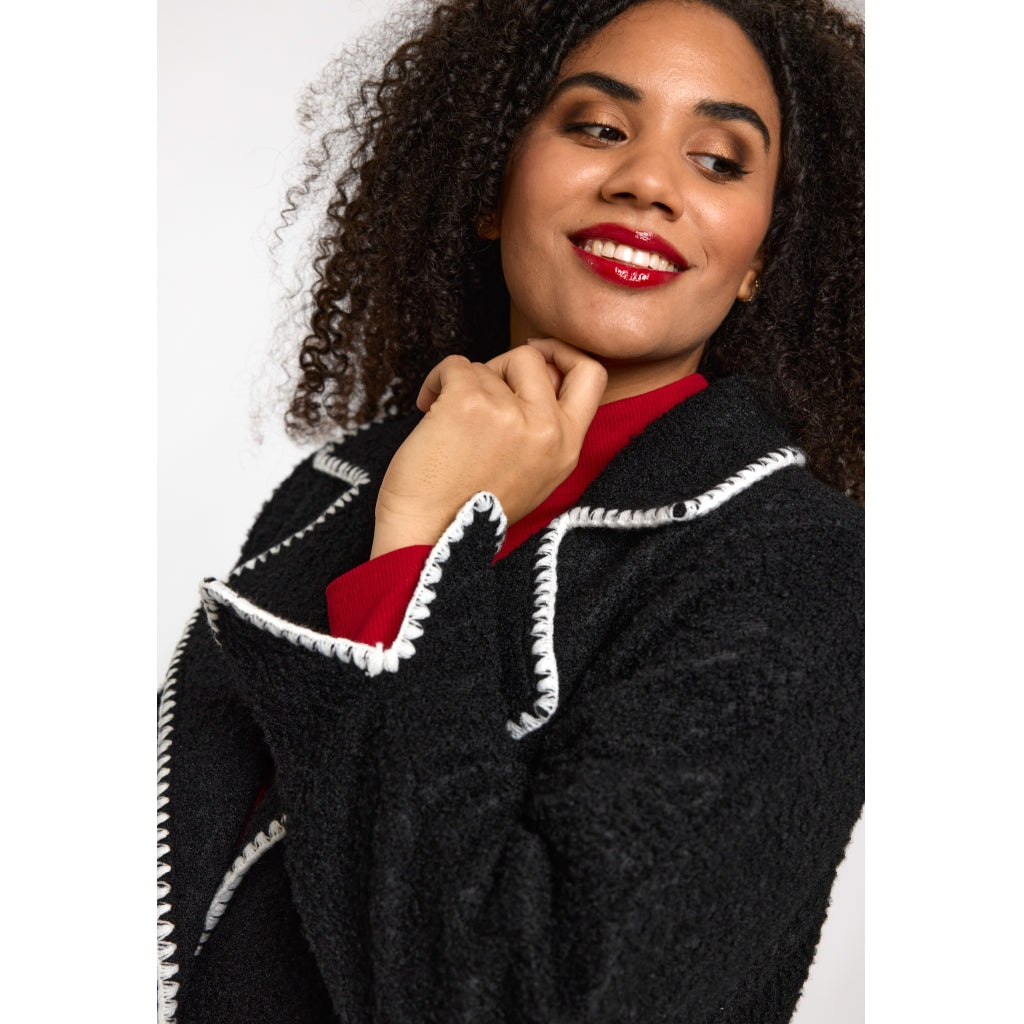 Studio SGrethe Long Cardigan/coat Cardigan/Coat Black