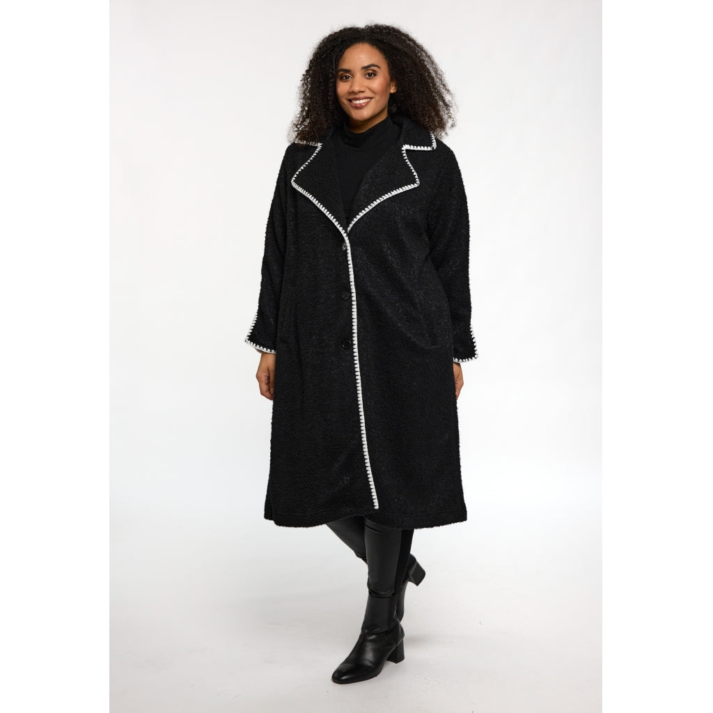 Studio SGrethe Long Cardigan/coat Cardigan/Coat Black