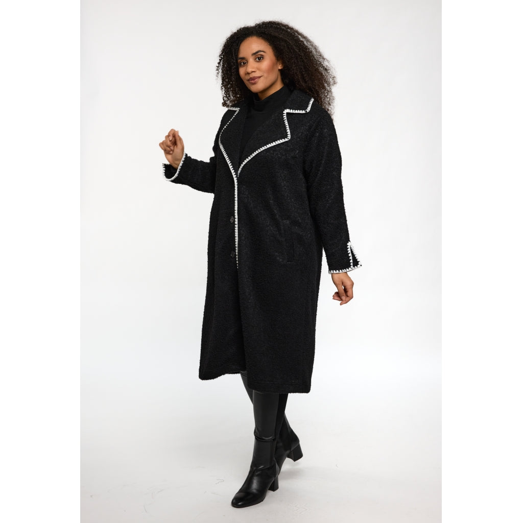 Studio SGrethe Long Cardigan/coat Cardigan/Coat Black