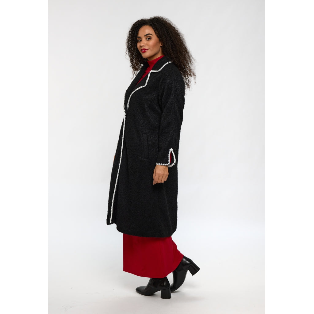 Studio SGrethe Long Cardigan/coat Cardigan/Coat Black