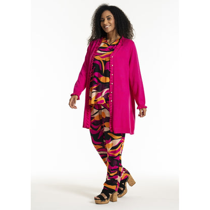 Studio SGry Trousers Trousers Black pink and orange stripes