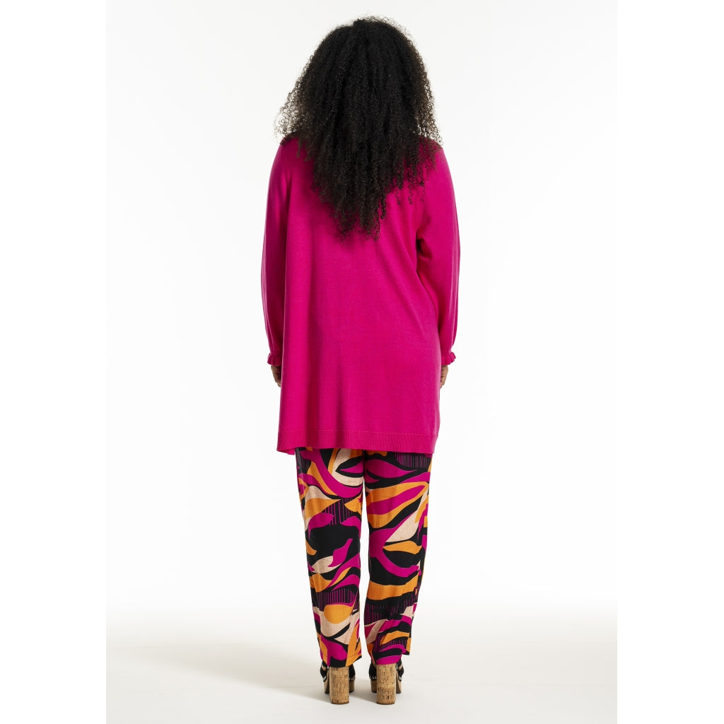 Studio SGry Trousers Trousers Black pink and orange stripes