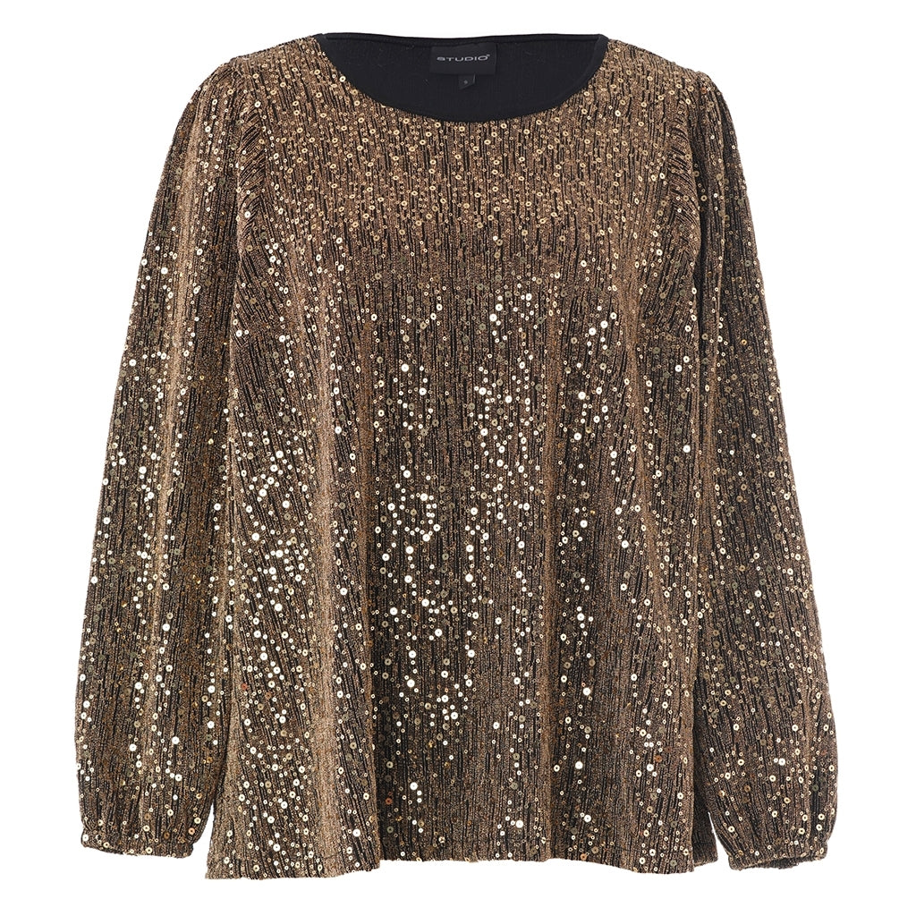 Studio SGulla blouse Blouse Black with Gold
