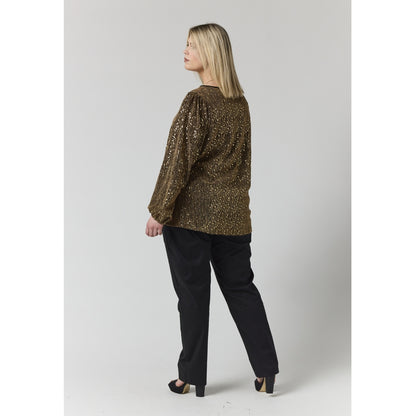 Studio SGulla blouse Blouse Black with Gold