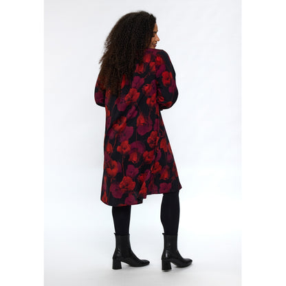 Studio SGunda Dress Dress Black with Red Flower