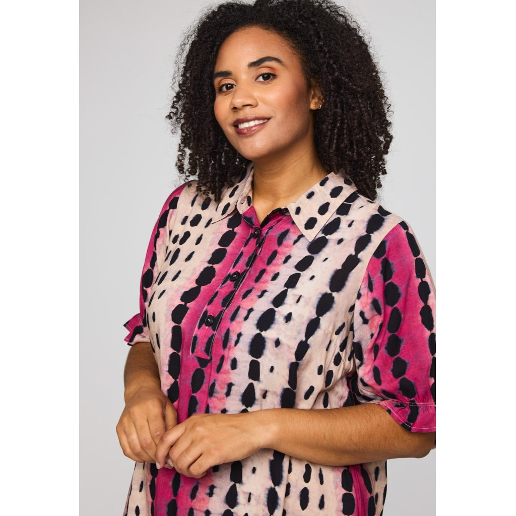 Studio SGunda Dress Dress Pink black dot print