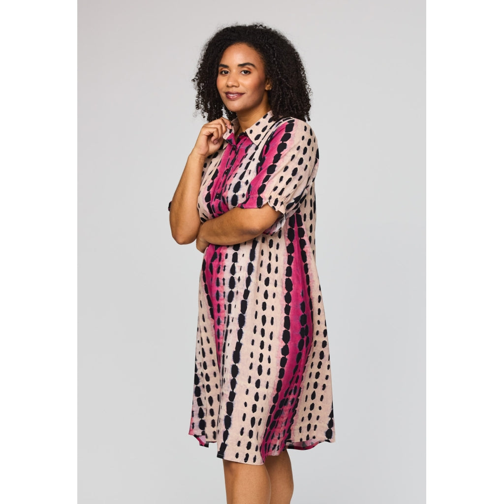 Studio SGunda Dress Dress Pink black dot print