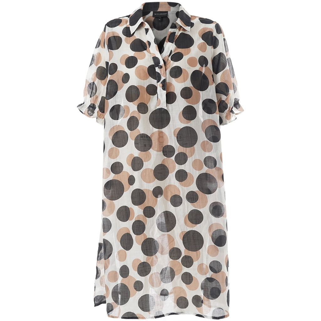 Studio SGunda Dress Dress White with black/brown dots