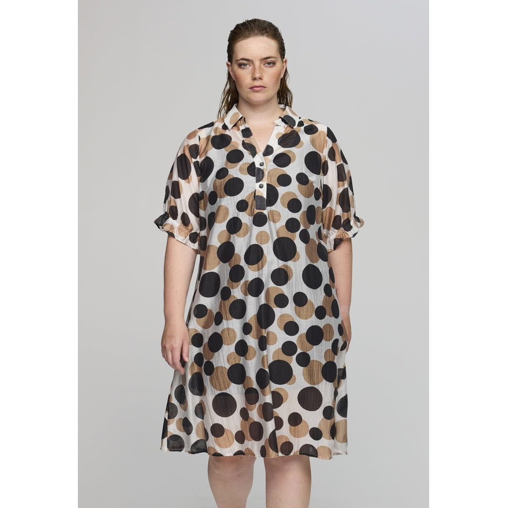 Studio SGunda Dress Dress White with black/brown dots