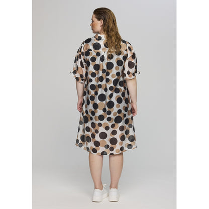 Studio SGunda Dress Dress White with black/brown dots