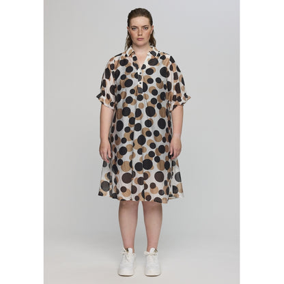 Studio SGunda Dress Dress White with black/brown dots