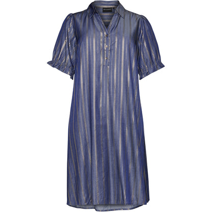 Studio SGunda Dress Dress Blue denim with gold stripes