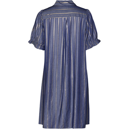 Studio SGunda Dress Dress Blue denim with gold stripes