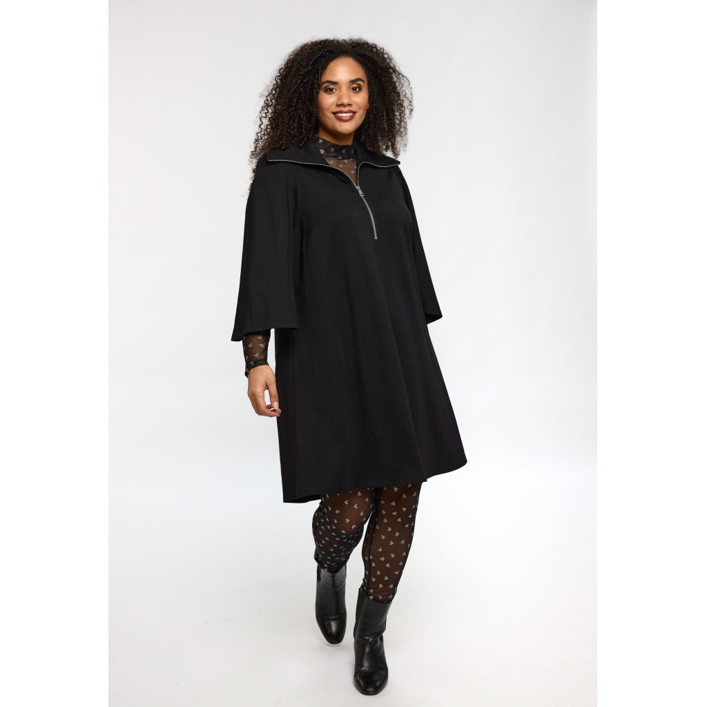 Studio SHelle lace blouse Blouse Black with silver hearts