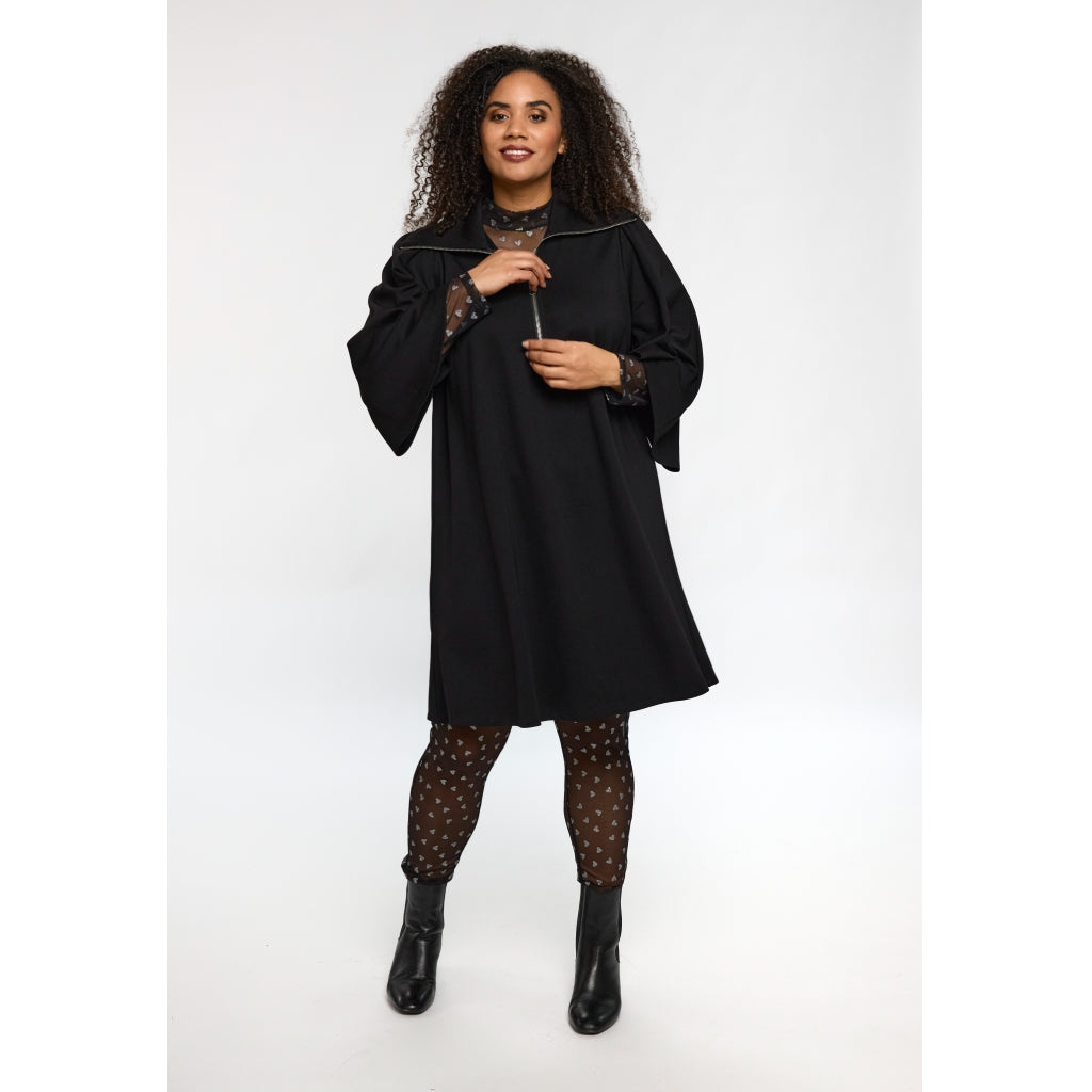 Studio SHelle lace blouse Blouse Black with silver hearts