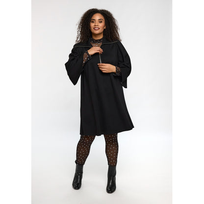 Studio SHelle lace blouse Blouse Black with silver hearts