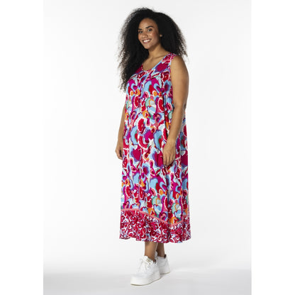 Studio SIdun Long Dress Long Dress Pink and red board