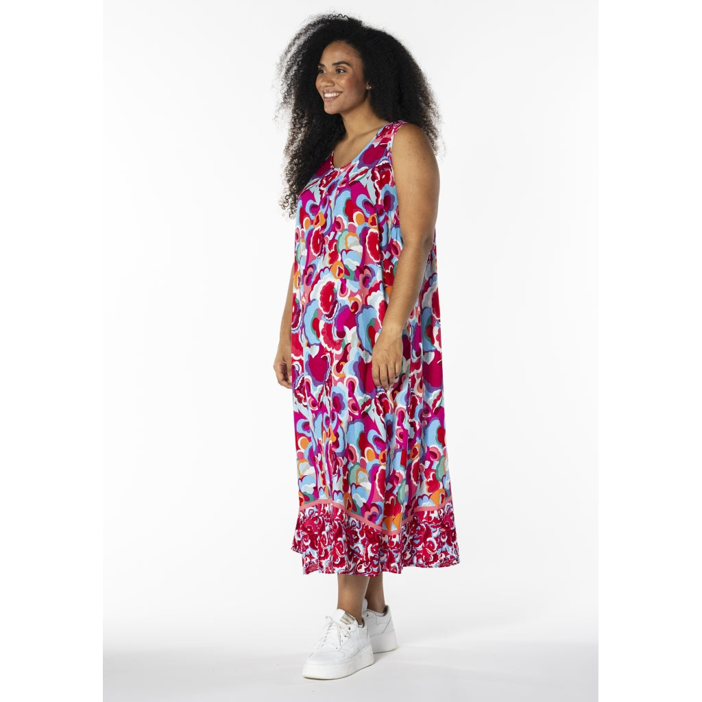 Studio SIdun Long Dress Long Dress Pink and red board