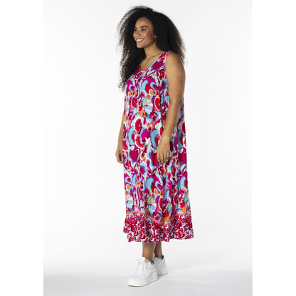 Studio SIdun Long Dress Long Dress Pink and red board