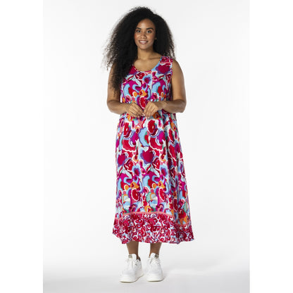 Studio SIdun Long Dress Long Dress Pink and red board