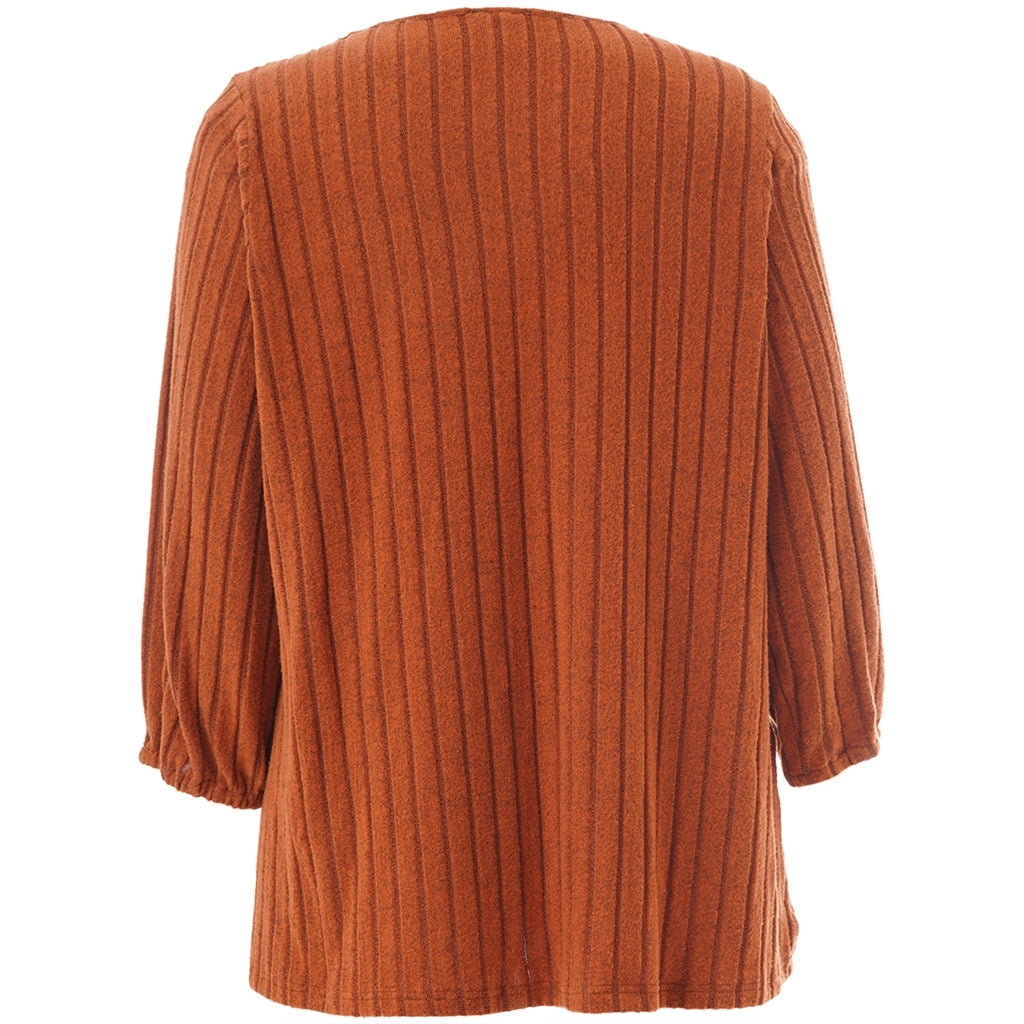 Studio SIlana Knitted Blouse Blouse Copper