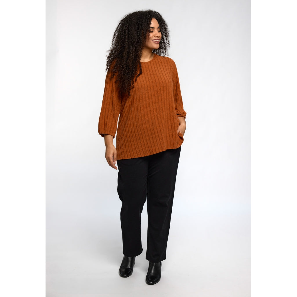 Studio SIlana Knitted Blouse Blouse Copper
