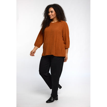 Studio SIlana Knitted Blouse Blouse Copper
