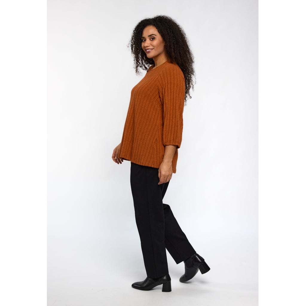 Studio SIlana Knitted Blouse Blouse Copper