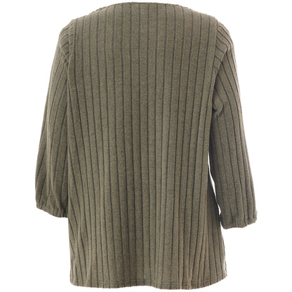 Studio SIlana Knitted Blouse Blouse Green