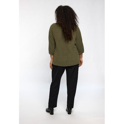 Studio SIlana Knitted Blouse Blouse Green