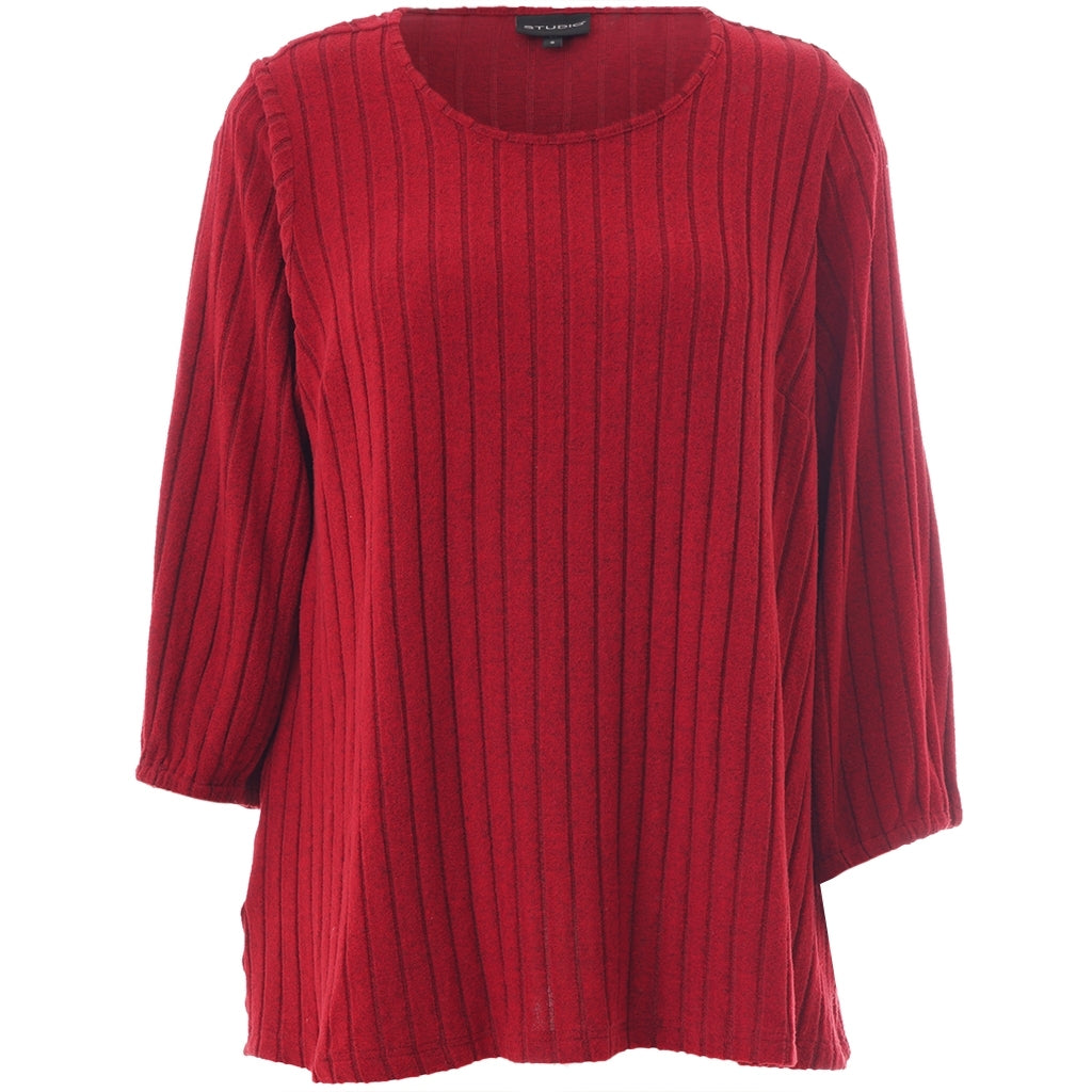 Studio SIlana Knitted Blouse Blouse Red