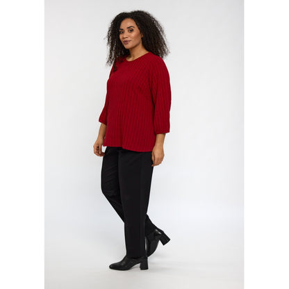 Studio SIlana Knitted Blouse Blouse Red
